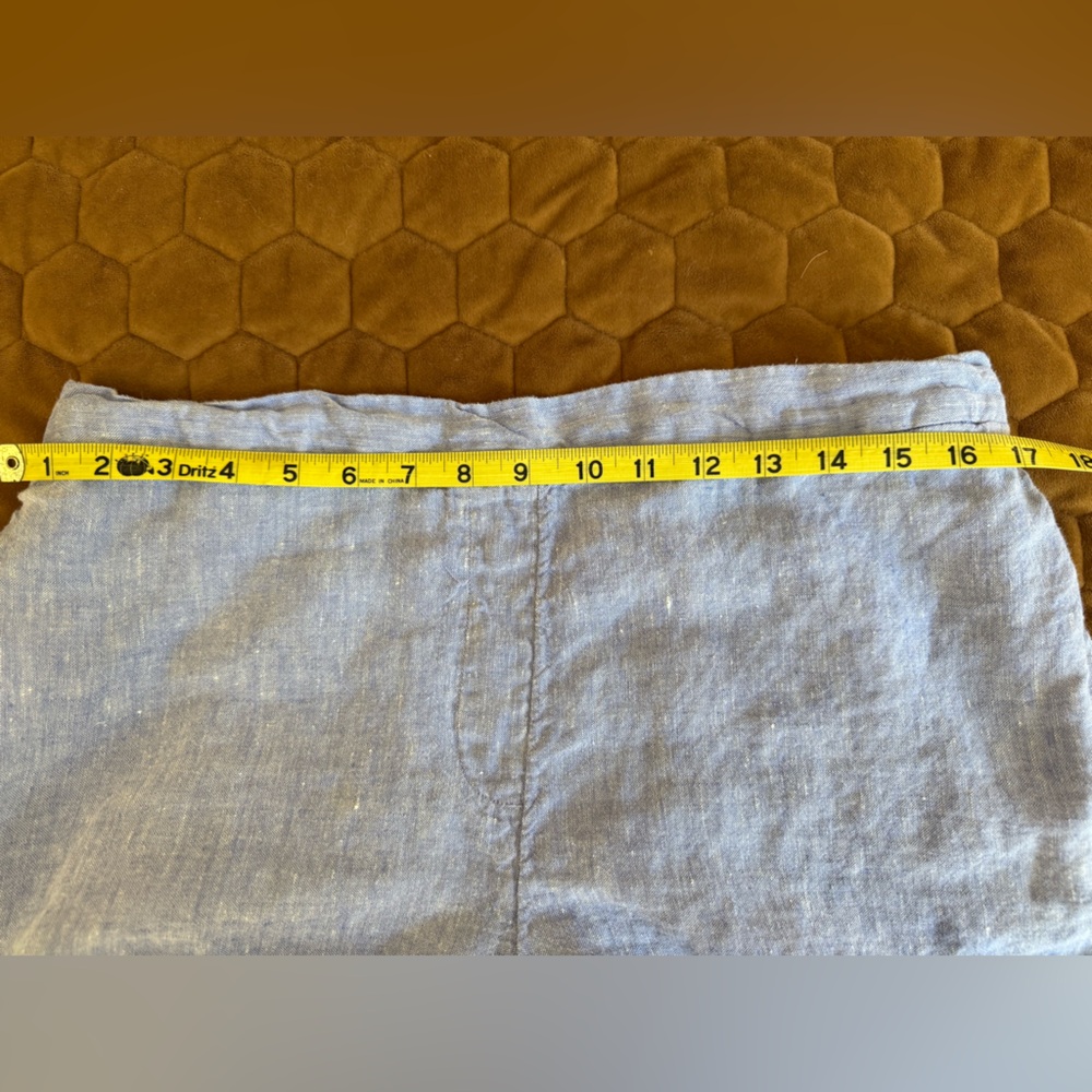 Chico's Blue Ankle Cropped Pants - Picture 3 of 7